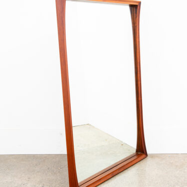 Mid Century Modern Mirror Wall Hanging Dillingham Vanity Solid Walnut 41.5x29.5