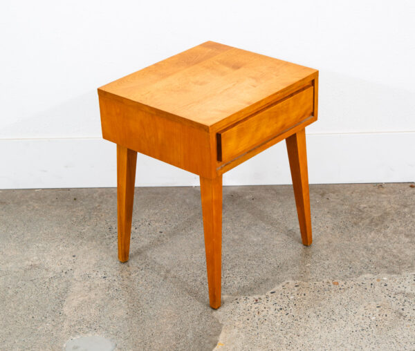 Mid Century Modern Nightstand End Side Drawer Table Conant Ball Russel Wright - Image 9