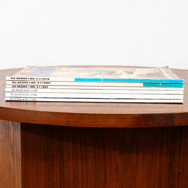 Mid Century Modern Magazines Lot 6 Bo Bedre Interior Design 1979-1988 Danish - Image 6