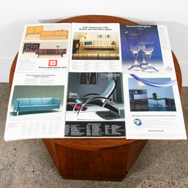 Mid Century Modern Magazines Lot 6 Bo Bedre Interior Design 1979-1988 Danish - Image 3