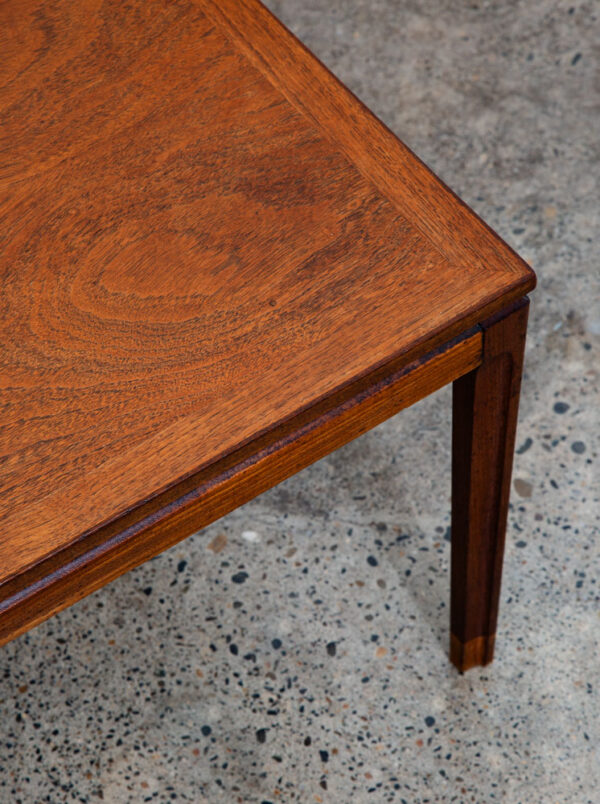 Mid Century Danish Modern End Table Side Square Teak Denmark Illum Wikkelso NM - Image 5