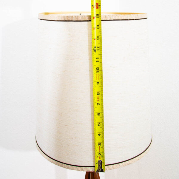Mid Century Modern Lamp Set Table Light lighting Walnut American Design Pearsall - Image 11