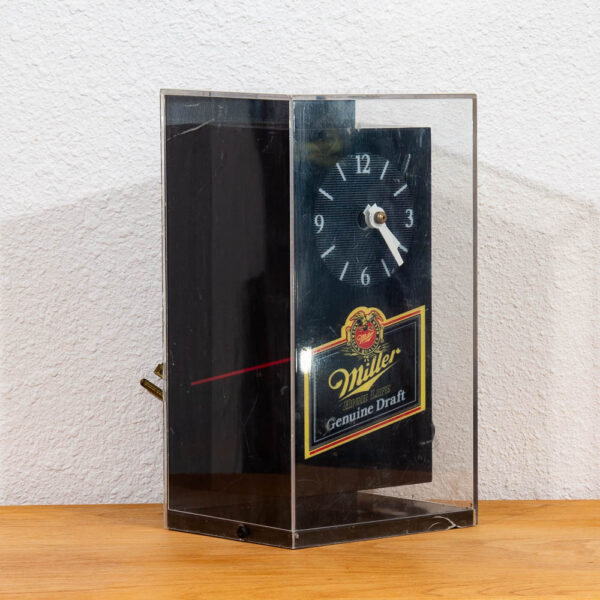 Vintage Collectable Miller High Life Light Up Desk Clock Tabletop Parts / Repair - Image 7