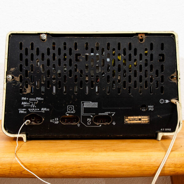 Mid Century Modern German Radio Phillips Tube Radio Philetta 208 De Luxe B2D08U - Image 3