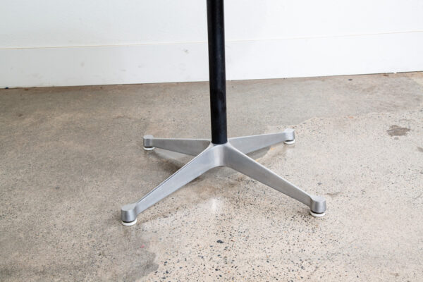 Mid Century Modern Dining Table 42" White Eames Herman Miller Aluminum Group Mcm - Image 8