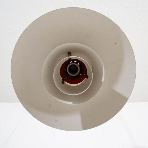 Mid Century Modern Danish Pendant Lamp Louis Poulsen Poul Henningsen Ceiling PH4 - Image 5