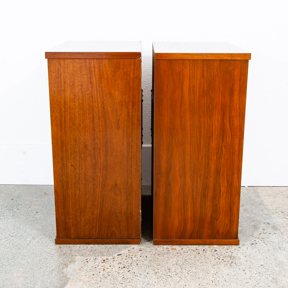 Mid Century Speakers Sansui SP-3500 4 Way Walnut Tested Speaker Set Grills 1 - Image 3