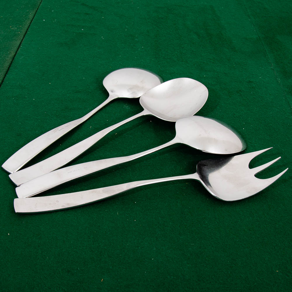 Mid Century Modern Lauffer Bedford Flatware Holland Don Wallace Casserole Flatware - Image 7