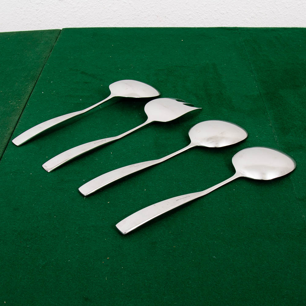 Mid Century Modern Lauffer Bedford Flatware Holland Don Wallace Casserole Flatware - Image 3