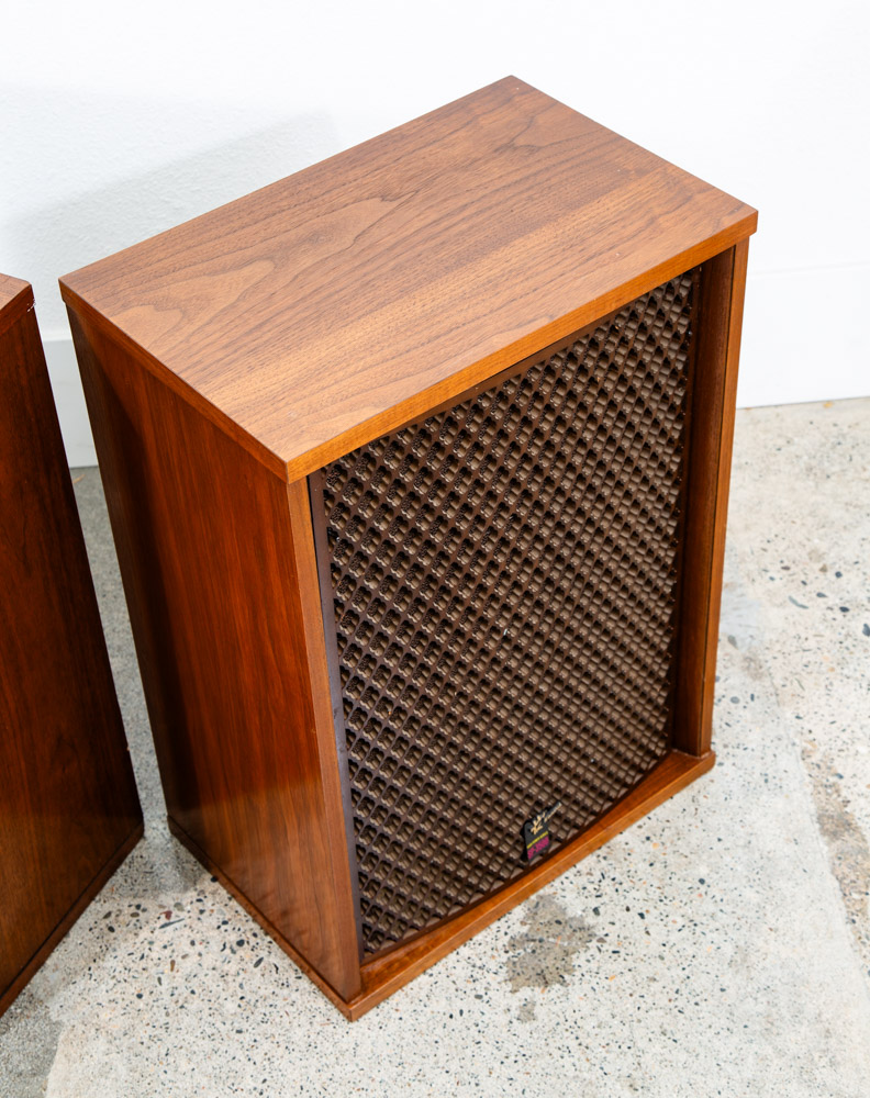 Vintage Speakers Sansui SP-3500 4 Way Walnut Tested Speaker Set