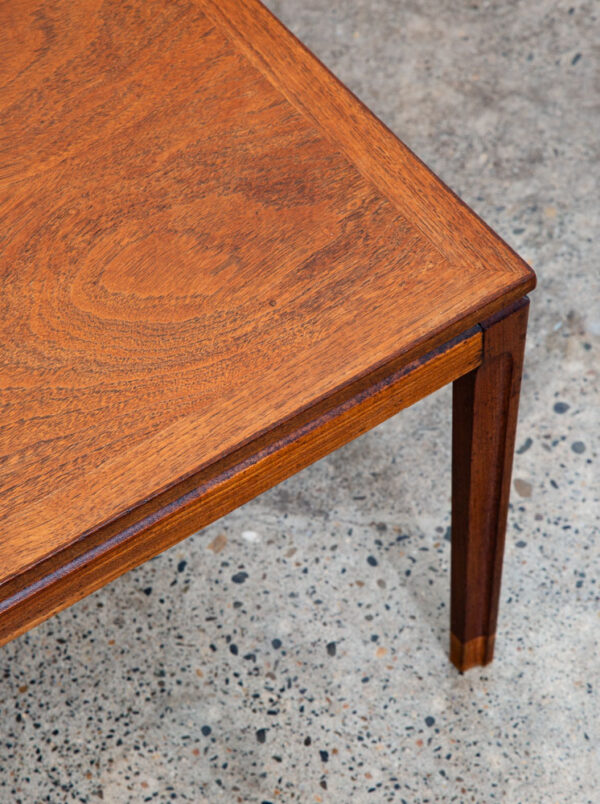 Mid Century Danish Modern End Table Side Square Teak Denmark Illum Wikkelso NM - Image 12