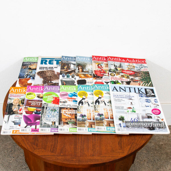 Mid Century Modern Magazines Lot 13 Antik & Auktion Interior Design 2010-2017