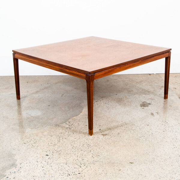 Mid Century Danish Modern End Table Side Square Teak Denmark Illum Wikkelso NM - Image 4