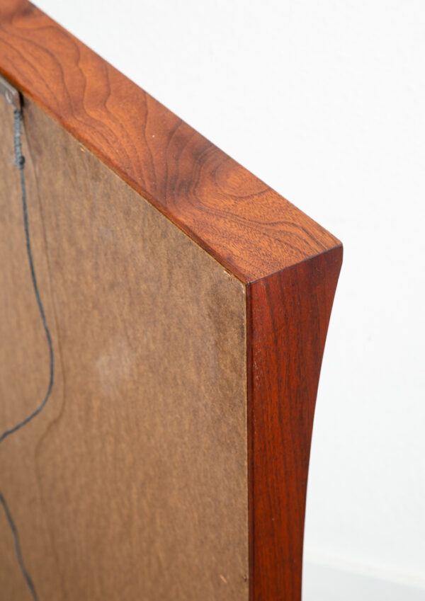Mid Century Modern Mirror Wall Hanging Dillingham Vanity Solid Walnut 41.5x29.5 - Image 11