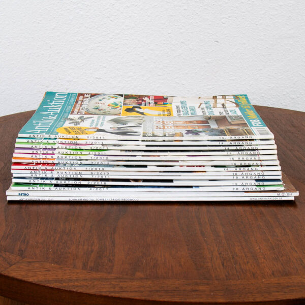 Mid Century Modern Magazines Lot 13 Antik & Auktion Interior Design 2010-2017 - Image 7