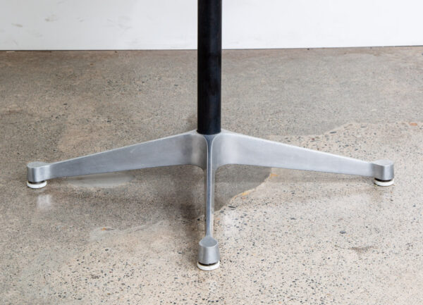 Mid Century Modern Dining Table 42" White Eames Herman Miller Aluminum Group Mcm - Image 3