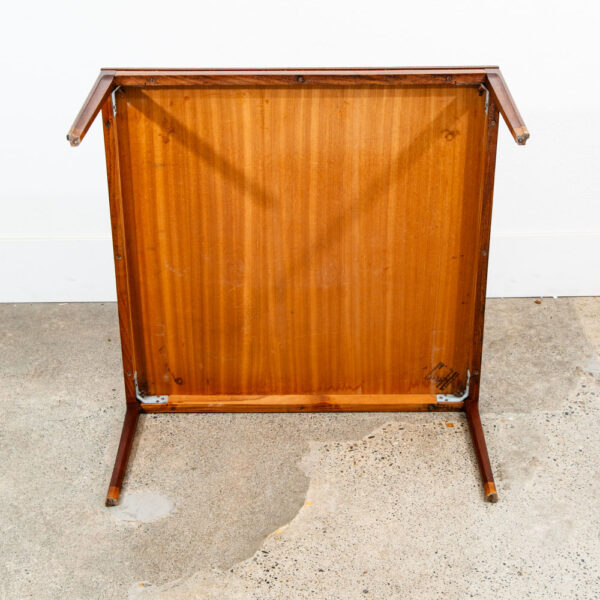 Mid Century Danish Modern End Table Side Square Teak Denmark Illum Wikkelso NM - Image 6