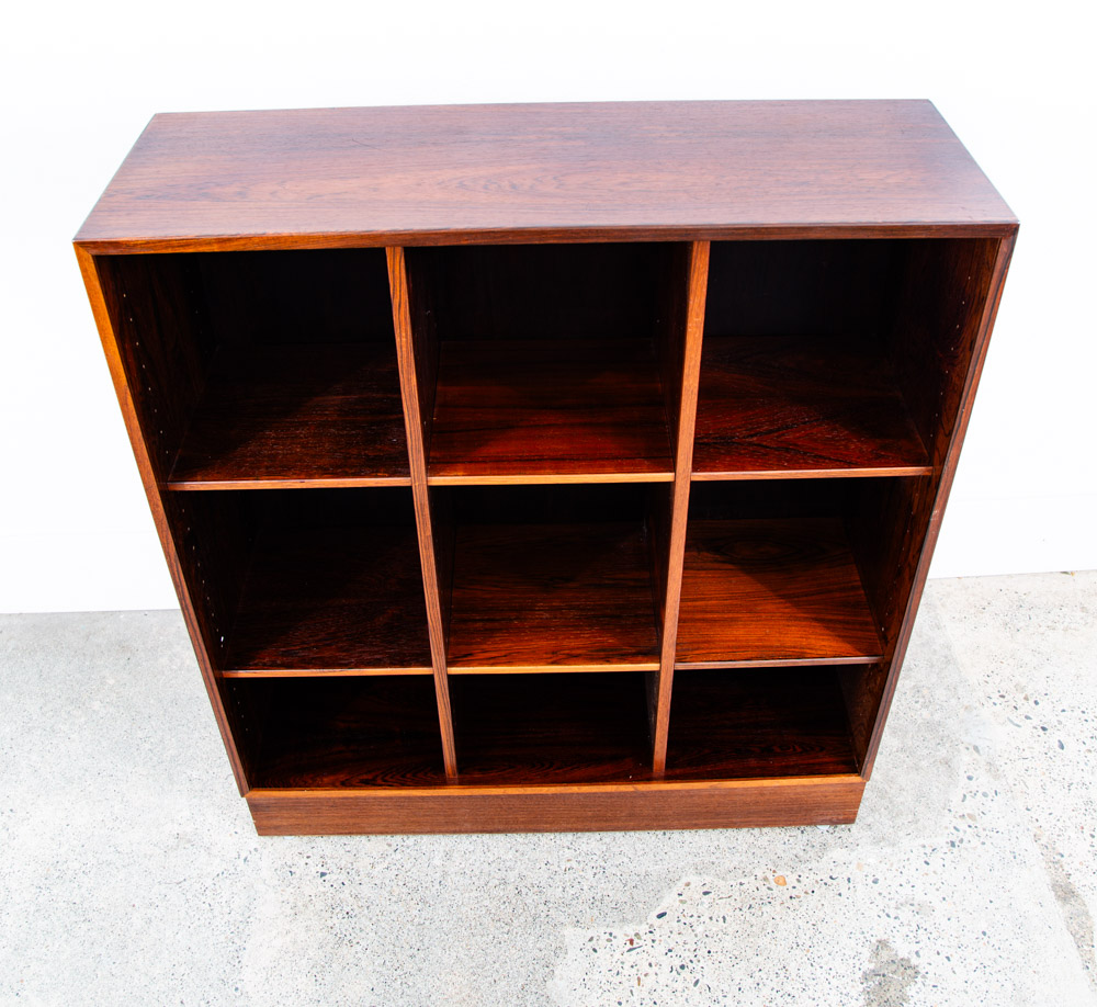 Mid Century Danish Modern Wall Unit Cabinet Cubby Rosewood Mcm HG Modular Shelf - Image 3