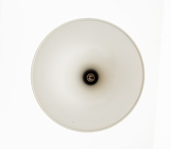 Mid Century Danish Modern Pendant Lamp Light Fog Morup White Hanging Denmark VG - Image 3