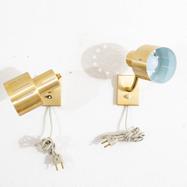 Mid Century Modern Danish Jo Hammerborg Lamp Wall Mounted Sconces Light Fixtures - Image 3