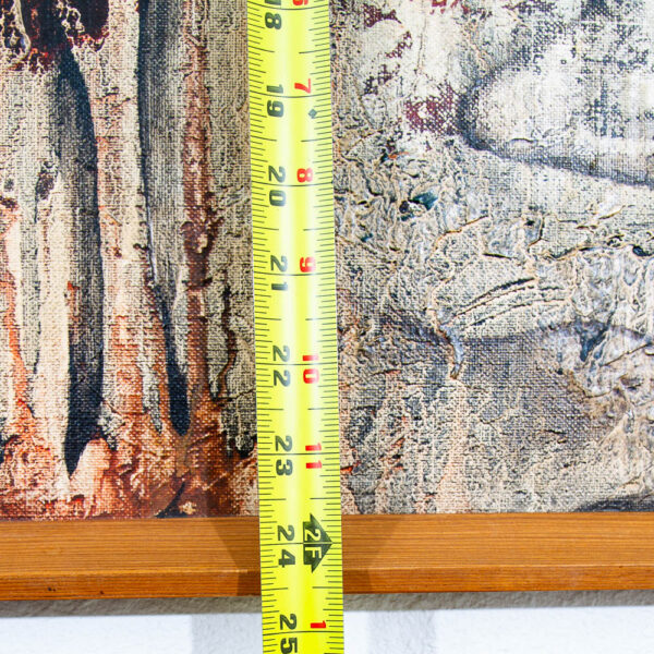 Mid Century Modern Painting Original Art Abstract Landscape Forest Expressionist - Image 9