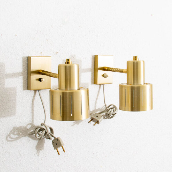 Mid Century Modern Danish Jo Hammerborg Lamp Wall Mounted Sconces Light Fixtures - Image 2