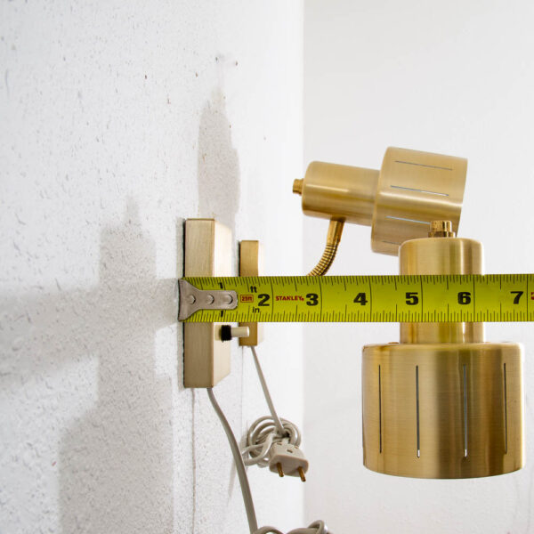 Mid Century Modern Danish Jo Hammerborg Lamp Wall Mounted Sconces Light Fixtures - Image 12