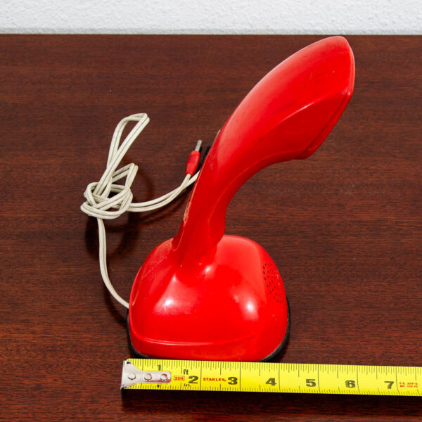 Mid Century Modern Vintage Swedish Red Cobra Ericofon Rotary Telephone Circa 1954 - Image 11