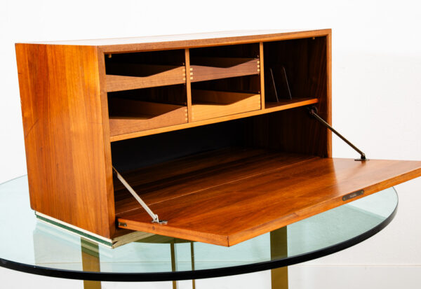 Mid Century Danish Modern Wall Unit Cabinet Drop Down Teak Mcm Cado Royal Lock - Image 2