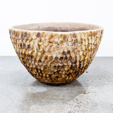 Mid Century Modern Planter Thumb Pot Stan Bitters X-Large Ceramic Round 25x16