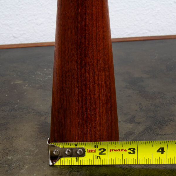 Mid Century ModernCandle Holders Set Two Skidan Solid Wood Teak Vintage Mcm - Image 11