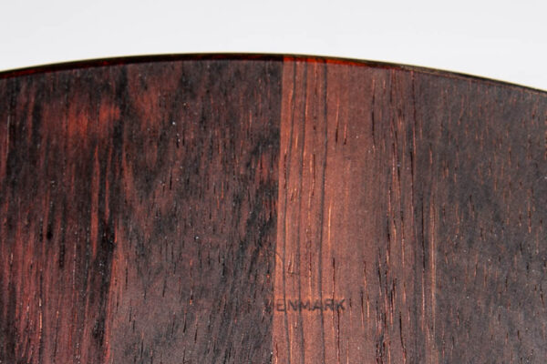 Mid Century Danish Modern Table Folding Brazilian Rosewood Round Mcm Dark Wood - Image 9