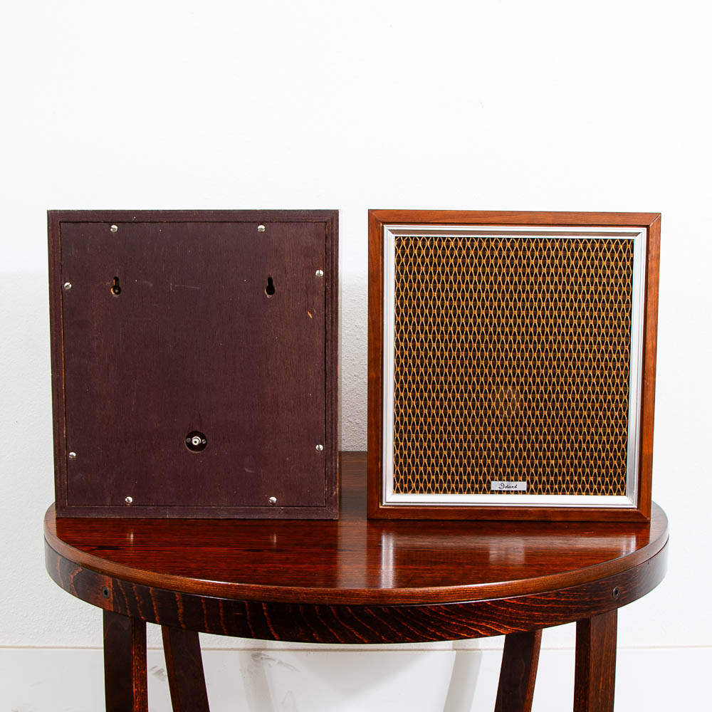 Mid Century Danish Modern Speakers Set Pair Teak Veneer Bookshelf Speakers MCM - Image 11