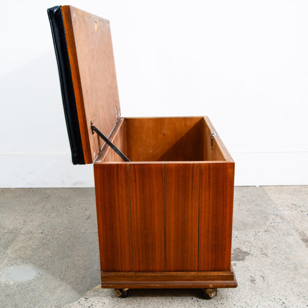 Mid Century Modern Hope Chest Dresser Lane Walnut Wood Trunk Lock Disassembled - Image 3