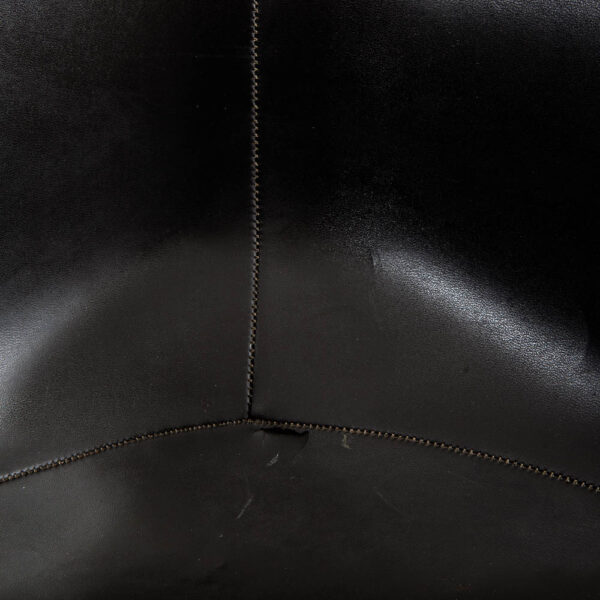 Mid Century Modern Chair Herman Miller Eames Molded Fiberglass Arm Shell Black - Image 11