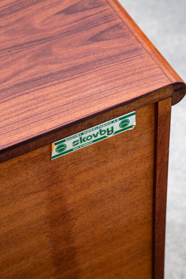 Mid Century Danish Modern Credenza Sideboard Cabinet Rosewood Skovby Drawers Mcm - Image 6