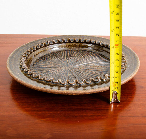 Mid Century Modern Art Pottery Ashtray Starburst Earthenware Studio Ceramic Mcm - Image 10