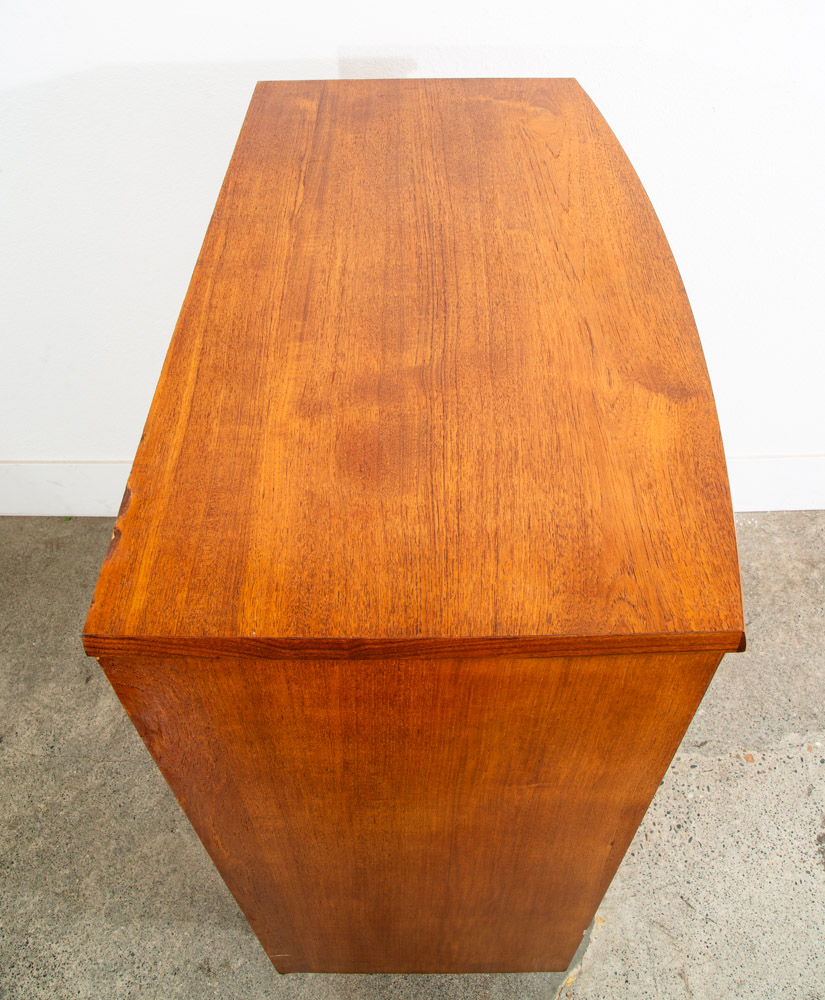 Mid Century Danish Modern Highboy Dresser 6 Drawer Teak Eyelid Kai Kristiansen - Image 8