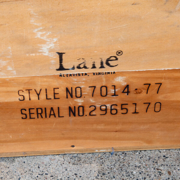 Mid Century Modern Hope Chest Dresser Lane Walnut Wood Trunk Lock Disassembled - Image 7