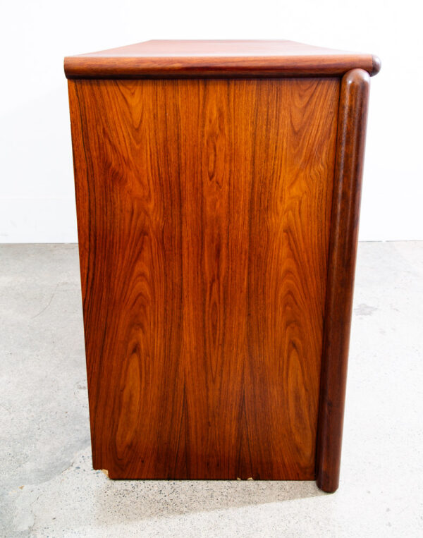 Mid Century Danish Modern Credenza Sideboard Cabinet Rosewood Skovby Drawers Mcm - Image 4