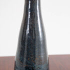 Mid Century Modern Vase Art Pottery Studio Fired Ceramics Blue Table Top Vessel - Image 8