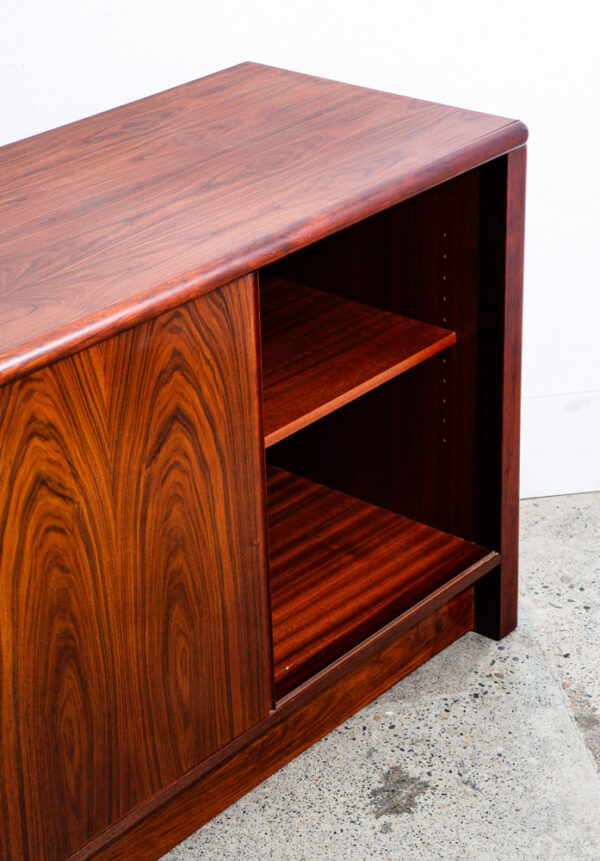 Mid Century Danish Modern Credenza Sideboard Cabinet Rosewood Skovby Drawers Mcm - Image 11
