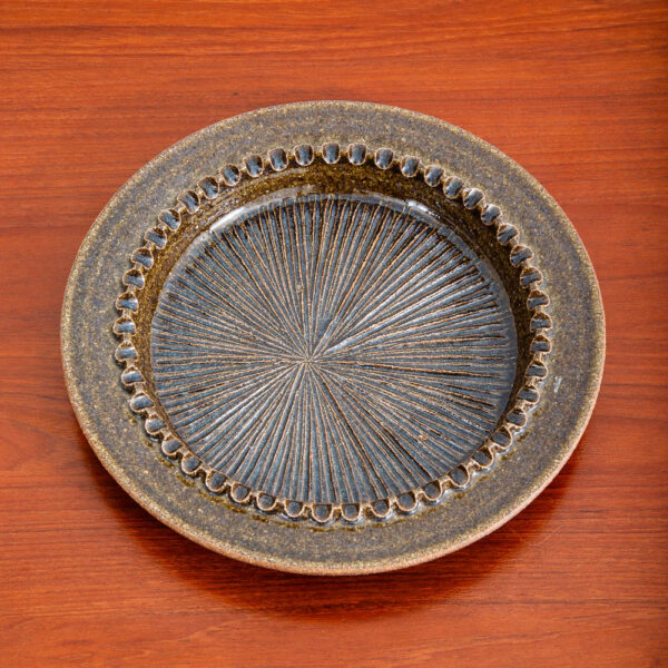 Mid Century Modern Art Pottery Ashtray Starburst Earthenware Studio Ceramic Mcm - Image 8