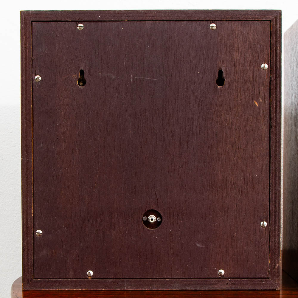 Mid Century Danish Modern Speakers Set Pair Teak Veneer Bookshelf Speakers MCM - Image 9