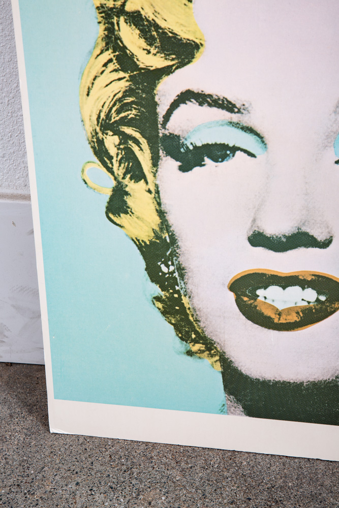 Pop Art Poster Andy Warhol 1971 Tate Gallery Marilyn Monroe Mounted On Board - Image 8