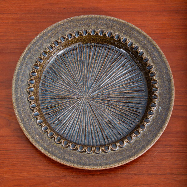 Mid Century Modern Art Pottery Ashtray Starburst Earthenware Studio Ceramic Mcm - Image 2