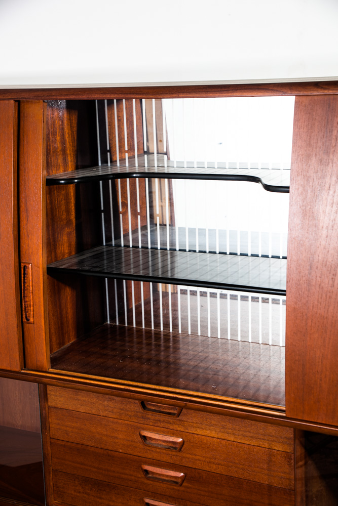 Mid Century Danish Modern Credenza Sideboard Teak Poul Jessen for PMJ Denmark LG - Image 10