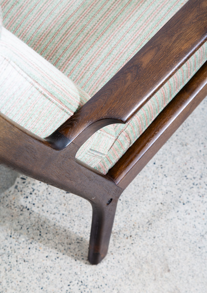 Mid Century Danish Modern Lounge Chair Hans Wegner Getema GE-265 Oak Armchair - Image 10