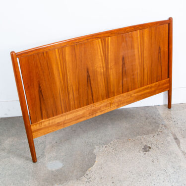 Mid Century Danish Modern Teak Queen Size Headboard MidMod Vintage MCM VTG