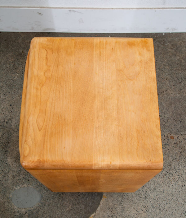 Mid Century Modern Nightstands End Side Tables Heywood Wakefield Blonde Drawer - Image 9